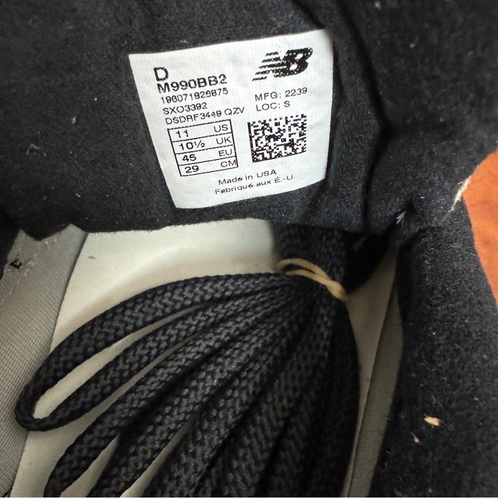 New Balance 990v2 MiUSA Season 2 Brown Size 11 - Picture 7 of 8